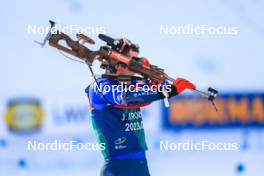 28.02.2024, Oslo, Norway (NOR): Jake Brown (USA) - IBU World Cup Biathlon, training, Oslo (NOR). www.nordicfocus.com. © Manzoni/NordicFocus. Every downloaded picture is fee-liable.