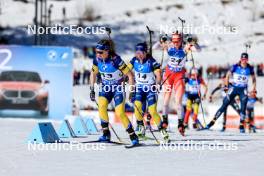 17.03.2024, Canmore, Canada (CAN): Mona Brorsson (SWE) - IBU World Cup Biathlon, mass women, Canmore (CAN). www.nordicfocus.com. © Manzoni/NordicFocus. Every downloaded picture is fee-liable.