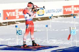 15.03.2024, Canmore, Canada (CAN): Christian Gow (CAN) - IBU World Cup Biathlon, sprint men, Canmore (CAN). www.nordicfocus.com. © Manzoni/NordicFocus. Every downloaded picture is fee-liable.