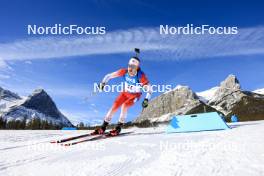 15.03.2024, Canmore, Canada (CAN): Adam Runnalls (CAN) - IBU World Cup Biathlon, sprint men, Canmore (CAN). www.nordicfocus.com. © Manzoni/NordicFocus. Every downloaded picture is fee-liable.