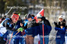 15.03.2024, Canmore, Canada (CAN): Johannes Kuehn (GER) - IBU World Cup Biathlon, sprint men, Canmore (CAN). www.nordicfocus.com. © Manzoni/NordicFocus. Every downloaded picture is fee-liable.