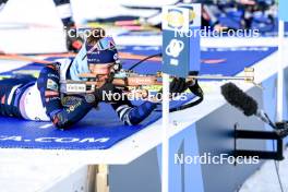 14.03.2024, Canmore, Canada (CAN): Justine Braisaz-Bouchet (FRA) - IBU World Cup Biathlon, sprint women, Canmore (CAN). www.nordicfocus.com. © Manzoni/NordicFocus. Every downloaded picture is fee-liable.