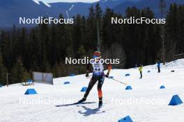 14.03.2024, Canmore, Canada (CAN): Julia Kink (GER) - IBU World Cup Biathlon, sprint women, Canmore (CAN). www.nordicfocus.com. © Manzoni/NordicFocus. Every downloaded picture is fee-liable.