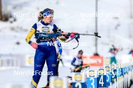 14.03.2024, Canmore, Canada (CAN): Elvira Oeberg (SWE) - IBU World Cup Biathlon, sprint women, Canmore (CAN). www.nordicfocus.com. © Manzoni/NordicFocus. Every downloaded picture is fee-liable.