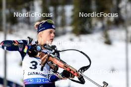 14.03.2024, Canmore, Canada (CAN): Sophie Chauveau (FRA) - IBU World Cup Biathlon, sprint women, Canmore (CAN). www.nordicfocus.com. © Manzoni/NordicFocus. Every downloaded picture is fee-liable.