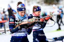 14.03.2024, Canmore, Canada (CAN): Justine Braisaz-Bouchet (FRA) - IBU World Cup Biathlon, sprint women, Canmore (CAN). www.nordicfocus.com. © Manzoni/NordicFocus. Every downloaded picture is fee-liable.