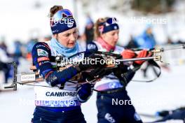 14.03.2024, Canmore, Canada (CAN): Justine Braisaz-Bouchet (FRA) - IBU World Cup Biathlon, sprint women, Canmore (CAN). www.nordicfocus.com. © Manzoni/NordicFocus. Every downloaded picture is fee-liable.