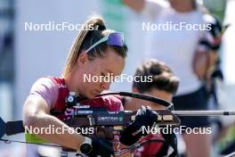 02.08.2024, Sandnes, Norway (NOR): Oceane Michelon (FRA) - BLINK24 Festival Biathlon - Sandnes (NOR). www.nordicfocus.com. © Nordnes/NordicFocus. Every downloaded picture is fee-liable.