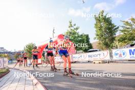 02.08.2024, Sandnes, Norway (NOR): Ragnhild Femsteinevik (NOR) - BLINK24 Festival Biathlon - Sandnes (NOR). www.nordicfocus.com. © Manzoni/NordicFocus. Every downloaded picture is fee-liable.