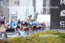 03.08.2024, Sandnes, Norway (NOR): Hanna Oeberg (SWE) - BLINK24 Festival Biathlon - Sandnes (NOR). www.nordicfocus.com. © Nordnes/NordicFocus. Every downloaded picture is fee-liable.