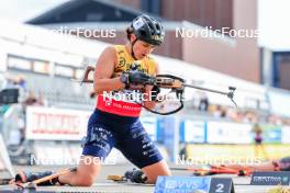 02.08.2024, Sandnes, Norway (NOR): Julia Simon (FRA) - BLINK24 Festival Biathlon - Sandnes (NOR). www.nordicfocus.com. © Manzoni/NordicFocus. Every downloaded picture is fee-liable.