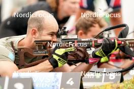 03.08.2024, Sandnes, Norway (NOR): Danilo Riethmueller (GER) - BLINK24 Festival Biathlon - Sandnes (NOR). www.nordicfocus.com. © Nordnes/NordicFocus. Every downloaded picture is fee-liable.