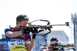 02.08.2024, Sandnes, Norway (NOR): Petter Bjoern (Austberg) - BLINK24 Festival Biathlon - Sandnes (NOR). www.nordicfocus.com. © Nordnes/NordicFocus. Every downloaded picture is fee-liable.