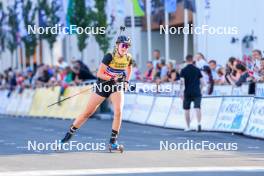 02.08.2024, Sandnes, Norway (NOR): Elvira Oeberg (SWE) - BLINK24 Festival Biathlon - Sandnes (NOR). www.nordicfocus.com. © Manzoni/NordicFocus. Every downloaded picture is fee-liable.