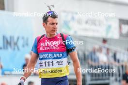 02.08.2024, Sandnes, Norway (NOR): Quentin Fillon Maillet (FRA) - BLINK24 Festival Biathlon - Sandnes (NOR). www.nordicfocus.com. © Nordnes/NordicFocus. Every downloaded picture is fee-liable.