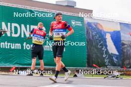 02.08.2024, Sandnes, Norway (NOR): Isak Leknes Frey (NOR) - BLINK24 Festival Biathlon - Sandnes (NOR). www.nordicfocus.com. © Nordnes/NordicFocus. Every downloaded picture is fee-liable.