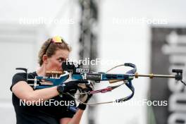 03.08.2024, Sandnes, Norway (NOR): Elvira Oeberg (SWE) - BLINK24 Festival Biathlon - Sandnes (NOR). www.nordicfocus.com. © Nordnes/NordicFocus. Every downloaded picture is fee-liable.