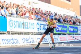 02.08.2024, Sandnes, Norway (NOR): Martin Uldal (NOR) - BLINK24 Festival Biathlon - Sandnes (NOR). www.nordicfocus.com. © Manzoni/NordicFocus. Every downloaded picture is fee-liable.