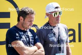 02.08.2024, Sandnes, Norway (NOR): Patrick Oberegger (ITA) coach Team Norway - BLINK24 Festival Biathlon - Sandnes (NOR). www.nordicfocus.com. © Nordnes/NordicFocus. Every downloaded picture is fee-liable.