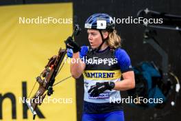 03.08.2024, Sandnes, Norway (NOR): Karoline Erdal (NOR) - BLINK24 Festival Biathlon - Sandnes (NOR). www.nordicfocus.com. © Manzoni/NordicFocus. Every downloaded picture is fee-liable.