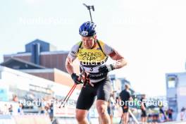 02.08.2024, Sandnes, Norway (NOR): Johannes Dale-Skjevdal (NOR) - BLINK24 Festival Biathlon - Sandnes (NOR). www.nordicfocus.com. © Manzoni/NordicFocus. Every downloaded picture is fee-liable.