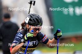 03.08.2024, Sandnes, Norway (NOR): Gilonne Guigonnat (FRA) - BLINK24 Festival Biathlon - Sandnes (NOR). www.nordicfocus.com. © Manzoni/NordicFocus. Every downloaded picture is fee-liable.