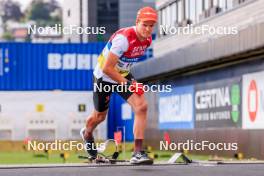 02.08.2024, Sandnes, Norway (NOR): Danilo Riethmueller (GER) - BLINK24 Festival Biathlon - Sandnes (NOR). www.nordicfocus.com. © Nordnes/NordicFocus. Every downloaded picture is fee-liable.