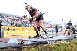 03.08.2024, Sandnes, Norway (NOR): Karoline Offigstad Knotten (NOR) - BLINK24 Festival Biathlon - Sandnes (NOR). www.nordicfocus.com. © Manzoni/NordicFocus. Every downloaded picture is fee-liable.