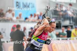 02.08.2024, Sandnes, Norway (NOR): Oceane Michelon (FRA) - BLINK24 Festival Biathlon - Sandnes (NOR). www.nordicfocus.com. © Nordnes/NordicFocus. Every downloaded picture is fee-liable.