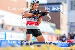 02.08.2024, Sandnes, Norway (NOR): Anna Weidel (GER) - BLINK24 Festival Biathlon - Sandnes (NOR). www.nordicfocus.com. © Manzoni/NordicFocus. Every downloaded picture is fee-liable.