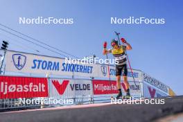 02.08.2024, Sandnes, Norway (NOR): Philipp Horn (GER) - BLINK24 Festival Biathlon - Sandnes (NOR). www.nordicfocus.com. © Nordnes/NordicFocus. Every downloaded picture is fee-liable.