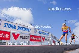 02.08.2024, Sandnes, Norway (NOR): Hanna Boerve (NOR) - BLINK24 Festival Biathlon - Sandnes (NOR). www.nordicfocus.com. © Nordnes/NordicFocus. Every downloaded picture is fee-liable.