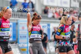 02.08.2024, Sandnes, Norway (NOR): Justine Braisaz-Bouchet (FRA) - BLINK24 Festival Biathlon - Sandnes (NOR). www.nordicfocus.com. © Nordnes/NordicFocus. Every downloaded picture is fee-liable.