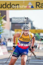 02.08.2024, Sandnes, Norway (NOR): Hanna Boerve (NOR) - BLINK24 Festival Biathlon - Sandnes (NOR). www.nordicfocus.com. © Nordnes/NordicFocus. Every downloaded picture is fee-liable.