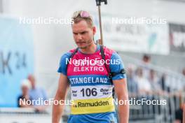 02.08.2024, Sandnes, Norway (NOR): Emilien Jacquelin (FRA) - BLINK24 Festival Biathlon - Sandnes (NOR). www.nordicfocus.com. © Nordnes/NordicFocus. Every downloaded picture is fee-liable.