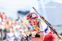 02.08.2024, Sandnes, Norway (NOR): Anastasia Kuzmina (SVK) - BLINK24 Festival Biathlon - Sandnes (NOR). www.nordicfocus.com. © Manzoni/NordicFocus. Every downloaded picture is fee-liable.