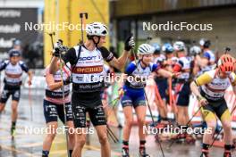 03.08.2024, Sandnes, Norway (NOR): Eric Perrot (FRA) - BLINK24 Festival Biathlon - Sandnes (NOR). www.nordicfocus.com. © Manzoni/NordicFocus. Every downloaded picture is fee-liable.