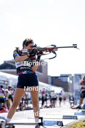 02.08.2024, Sandnes, Norway (NOR): Marthe Johansen (Krakstad) - BLINK24 Festival Biathlon - Sandnes (NOR). www.nordicfocus.com. © Nordnes/NordicFocus. Every downloaded picture is fee-liable.