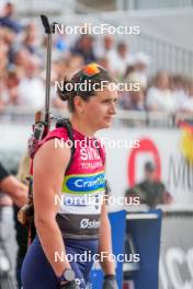 02.08.2024, Sandnes, Norway (NOR): Julia Simon (FRA) - BLINK24 Festival Biathlon - Sandnes (NOR). www.nordicfocus.com. © Nordnes/NordicFocus. Every downloaded picture is fee-liable.