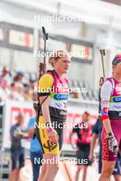 02.08.2024, Sandnes, Norway (NOR): Eline Grue (NOR) - BLINK24 Festival Biathlon - Sandnes (NOR). www.nordicfocus.com. © Nordnes/NordicFocus. Every downloaded picture is fee-liable.