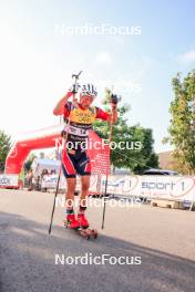 02.08.2024, Sandnes, Norway (NOR): Endre Stroemsheim (NOR) - BLINK24 Festival Biathlon - Sandnes (NOR). www.nordicfocus.com. © Manzoni/NordicFocus. Every downloaded picture is fee-liable.