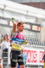 02.08.2024, Sandnes, Norway (NOR): Simon Kaiser (GER) - BLINK24 Festival Biathlon - Sandnes (NOR). www.nordicfocus.com. © Nordnes/NordicFocus. Every downloaded picture is fee-liable.