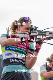 02.08.2024, Sandnes, Norway (NOR): Hanna Oeberg (SWE) - BLINK24 Festival Biathlon - Sandnes (NOR). www.nordicfocus.com. © Nordnes/NordicFocus. Every downloaded picture is fee-liable.