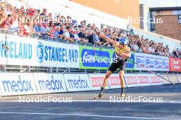 02.08.2024, Sandnes, Norway (NOR): Martin Uldal (NOR) - BLINK24 Festival Biathlon - Sandnes (NOR). www.nordicfocus.com. © Manzoni/NordicFocus. Every downloaded picture is fee-liable.