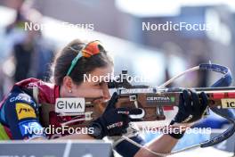 02.08.2024, Sandnes, Norway (NOR): Marthe Johansen (Krakstad) - BLINK24 Festival Biathlon - Sandnes (NOR). www.nordicfocus.com. © Nordnes/NordicFocus. Every downloaded picture is fee-liable.