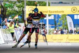 03.08.2024, Sandnes, Norway (NOR): Isak Leknes Frey (NOR) - BLINK24 Festival Biathlon - Sandnes (NOR). www.nordicfocus.com. © Nordnes/NordicFocus. Every downloaded picture is fee-liable.