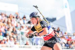 02.08.2024, Sandnes, Norway (NOR): Elvira Oeberg (SWE) - BLINK24 Festival Biathlon - Sandnes (NOR). www.nordicfocus.com. © Manzoni/NordicFocus. Every downloaded picture is fee-liable.