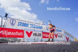 02.08.2024, Sandnes, Norway (NOR): Maren Hjelmeset Kirkeeide (NOR) - BLINK24 Festival Biathlon - Sandnes (NOR). www.nordicfocus.com. © Nordnes/NordicFocus. Every downloaded picture is fee-liable.