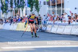 02.08.2024, Sandnes, Norway (NOR): Karoline Offigstad Knotten (NOR) - BLINK24 Festival Biathlon - Sandnes (NOR). www.nordicfocus.com. © Manzoni/NordicFocus. Every downloaded picture is fee-liable.