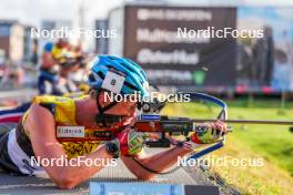 02.08.2024, Sandnes, Norway (NOR): Martin Uldal (NOR) - BLINK24 Festival Biathlon - Sandnes (NOR). www.nordicfocus.com. © Nordnes/NordicFocus. Every downloaded picture is fee-liable.